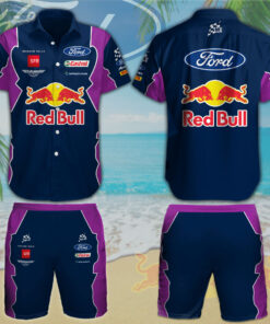 M Sport Ford World Rally Team 3D Hawaiian Shirt Hawaiian Shorts 02