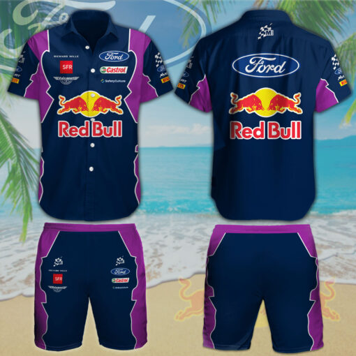 M Sport Ford World Rally Team 3D Hawaiian Shirt Hawaiian Shorts 02