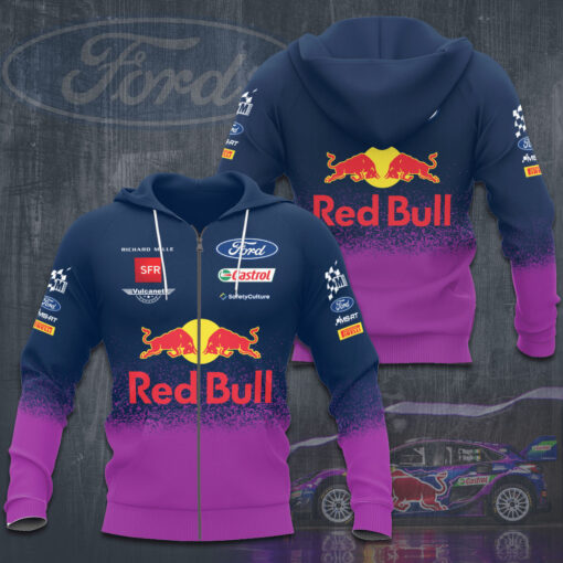 M Sport Ford World Rally Team 3D zip up hoodie