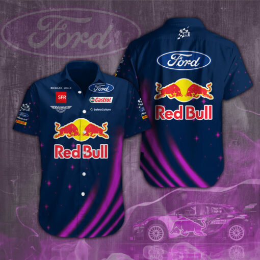 M Sport Ford World Rally Team short sleeve dress shirt 02