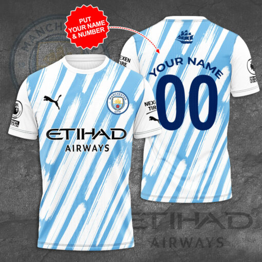 Manchester City T Shirt 3D S2