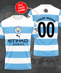 Manchester City T Shirt 3D S3