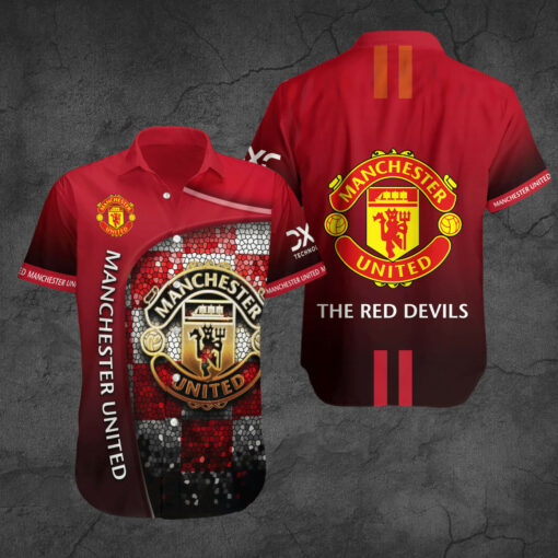 Manchester United 3D short sleeve shirt
