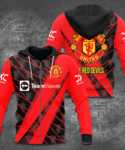 Manchester United Zip up Hoodie Apparels