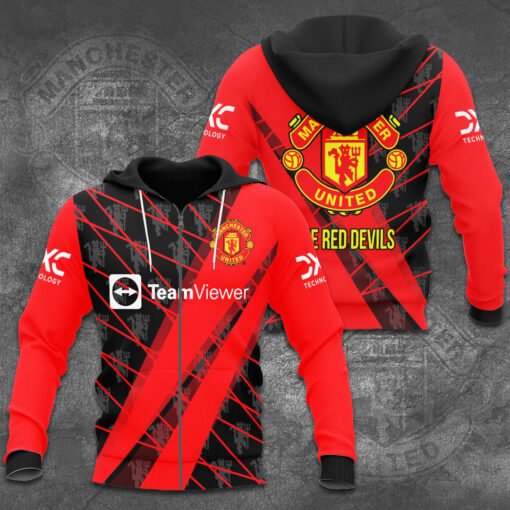Manchester United Zip up Hoodie Apparels