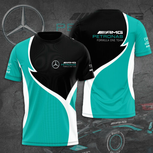 Mercedes AMG Petronas 3D T shirt Apparels