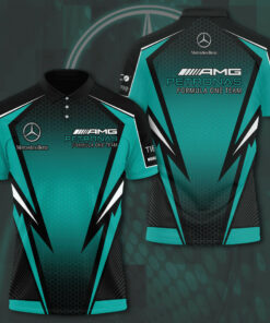 Mercedes AMG Petronas F1 3D Apparels polo