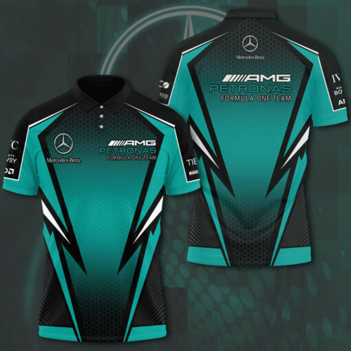 Mercedes AMG Petronas F1 3D Apparels polo