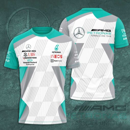 Mercedes AMG Petronas F1 Team 3D Apparels S44 T shirt
