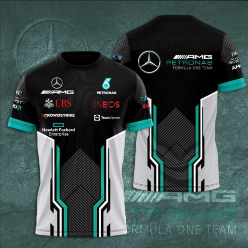 Mercedes AMG Petronas F1 Team 3D Apparels S46 T shirt
