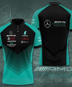 Mercedes AMG Petronas F1 Team 3D Apparels S47 Polo