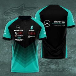 Mercedes AMG Petronas F1 Team 3D Apparels S47 T shirt