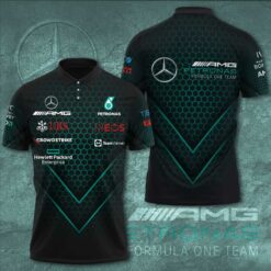 Mercedes AMG Petronas F1 Team 3D Apparels S49 Polo