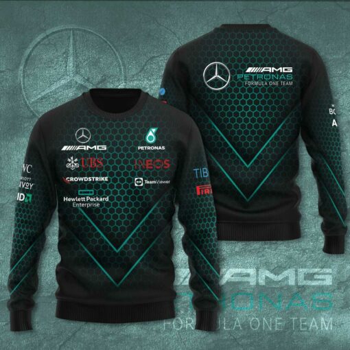 Mercedes AMG Petronas F1 Team 3D Apparels S49 Sweatshirt