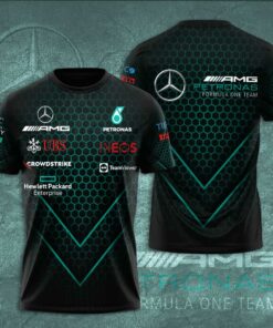 Mercedes AMG Petronas F1 Team 3D Apparels S49 T shirt
