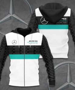 Mercedes AMG Petronas F1 Team 3D Apparels S50 Zip Hoodie