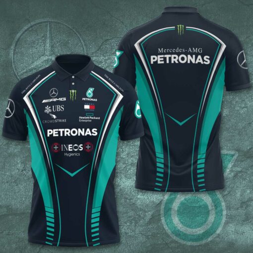 Mercedes AMG Petronas F1 Team 3D Apparels S56 Polo
