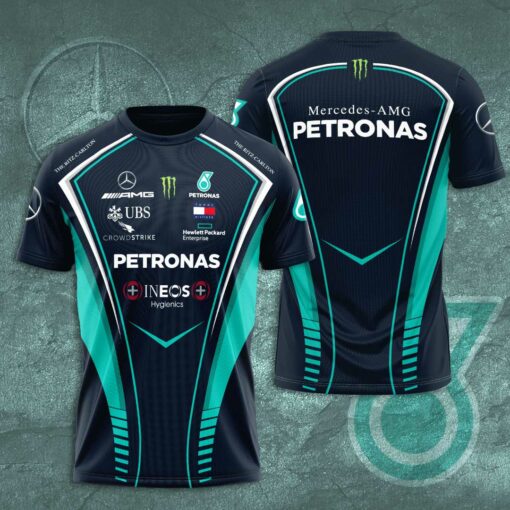 Mercedes AMG Petronas F1 Team 3D Apparels S56 T shirt