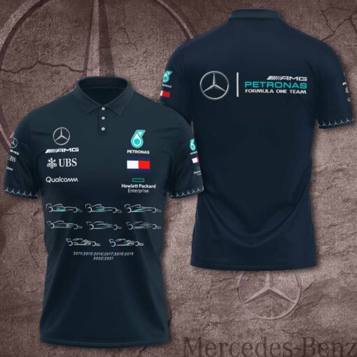 Mercedes AMG Petronas F1 Team 3D Apparels S57 Polo