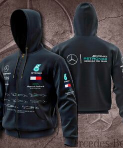 Mercedes AMG Petronas F1 Team 3D Apparels S57 Zip Hoodie