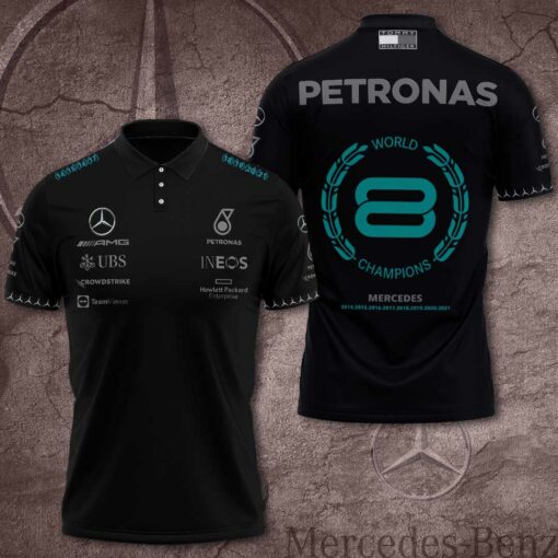 Mercedes AMG Petronas F1 Team 3D Apparels S58 Polo