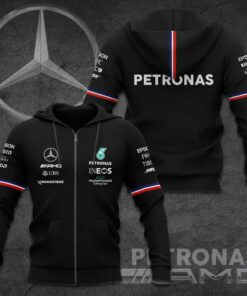 Mercedes AMG Petronas F1 Team 3D Apparels S59 Zip Hoodie