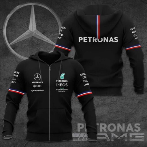 Mercedes AMG Petronas F1 Team 3D Apparels S59 Zip Hoodie
