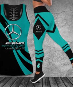 Mercedes AMG Petronas F1 Team 3D G09 Hollow Tank Top Leggings