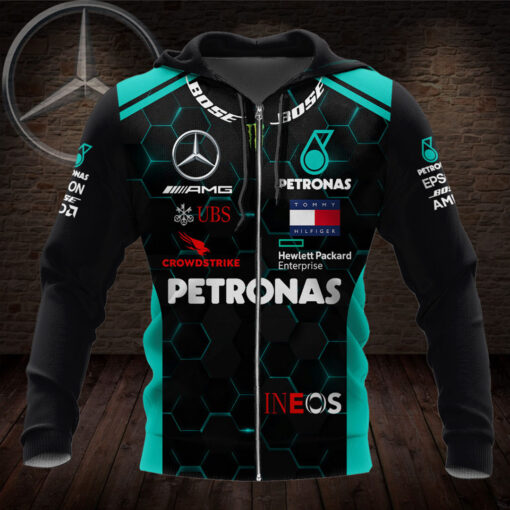 Mercedes AMG Petronas F1 Team zip up hoodie MERAMGS04