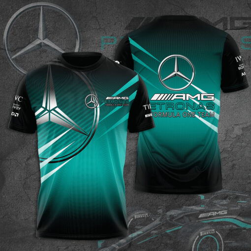 Mercedes And Petronas 3D T shirt