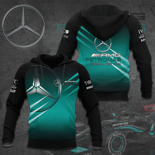 Mercedes And Petronas 3D hoodie