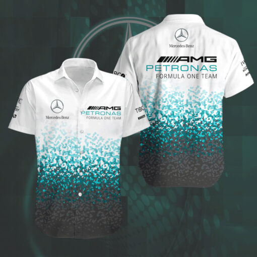 Mercedes Petronas 2022 3D short sleeve shirt