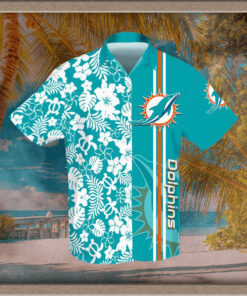 Miami Dolphins 3D Hawaiian Shirt 01