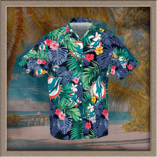 Miami Dolphins 3D Hawaiian Shirt 03
