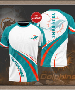 Miami Dolphins 3D T shirt 01