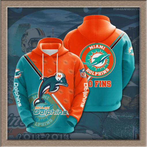 Miami Dolphins 3D hoodie 06
