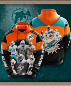 Miami Dolphins 3D hoodie 09