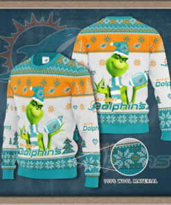 Miami Dolphins 3D sweater 03