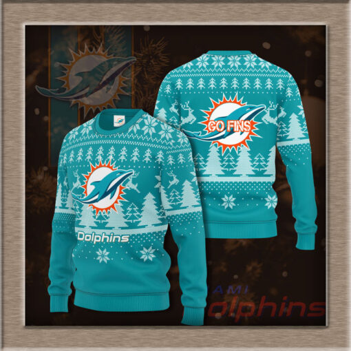 Miami Dolphins 3D sweater 05