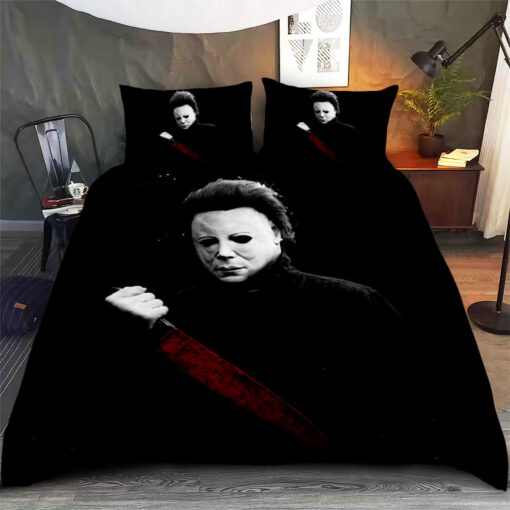 Michael Myers bedding set design 10