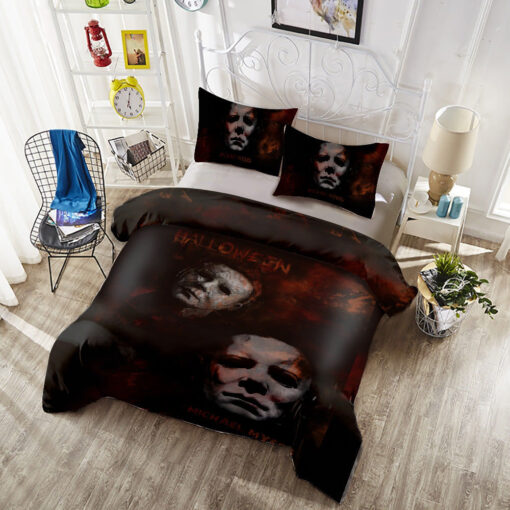 Michael Myers bedding set design 5