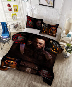 Michael Myers bedding set design 8