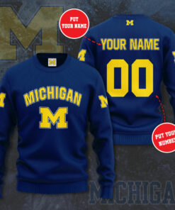 Michigan Wolverines 3D Sweatshirt 03