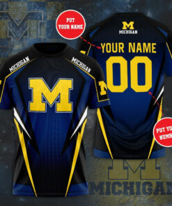 Michigan Wolverines 3D T shirt 02