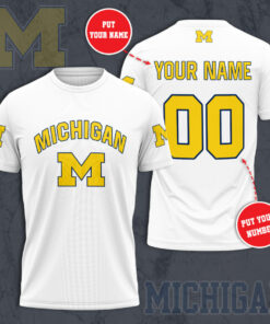 Michigan Wolverines 3D T shirt 04