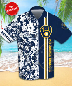 Milwaukee Brewers Hawaiian Shirt