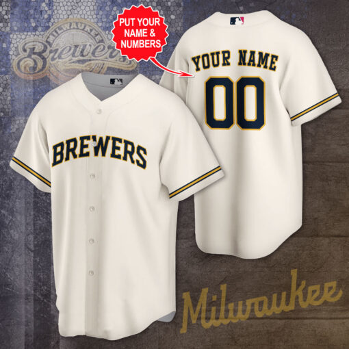 Milwaukee Brewers jersey shirt 01