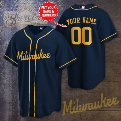 Milwaukee Brewers jersey shirt 02