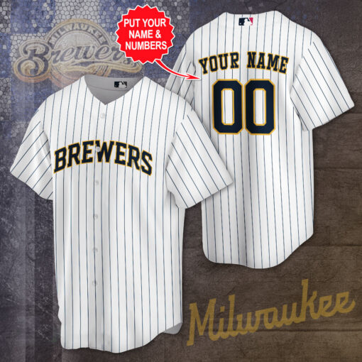 Milwaukee Brewers jersey shirt 04