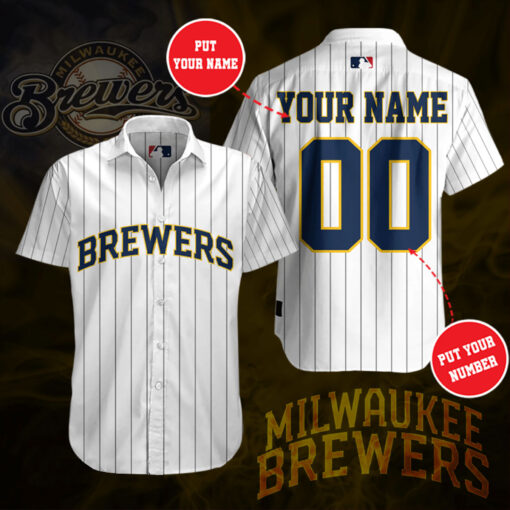 Milwaukee Brewers short sleeve shirt 04